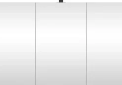welltime Badmöbel-Set »SALVADA, 3tlg-Set, gedämpfte Scharniere, Softclose, Keramikbecken« Maße (B/T/H): 140/47,5/200 cm,