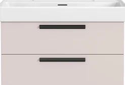 welltime Badmöbel-Set »SALVADA, 3tlg-Set, gedämpfte Scharniere, Softclose, Keramikbecken« Maße (B/T/H): 140/47,5/200 cm,