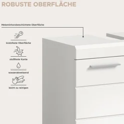 welltime Badmöbel-Set »Siena, 5 teilig, bestehend aus:« Set, TOPSELLER!, 5 Stk. tlg.