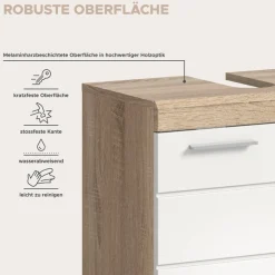 welltime Badmöbel-Set »SIENA, 4 teilig, bestehend aus:« Set, TOPSELLER!, 4 Stk. tlg.