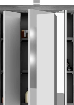 welltime Badmöbel-Set »SIENA, 2 teilig, inklusive LED Beleuchtung, bestehend aus:« Set, TOPSELLER!, 2 Stk. tlg.
