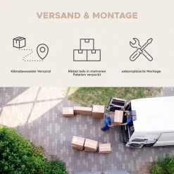 welltime Badmöbel-Set »SIENA, 4-tlg., WBU, Spiegelschrank, Hänge- & Unterschrank, MDF-Front«