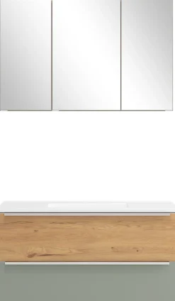 welltime Badmöbel-Set »TRIENT, Set: Spiegelschrank und Waschtisch« 2 Stk. tlg.