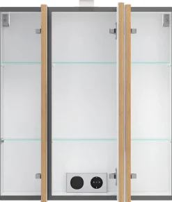 welltime Badmöbel-Set »TRIENT, Set: Spiegelschrank und Waschtisch« 2 Stk. tlg.