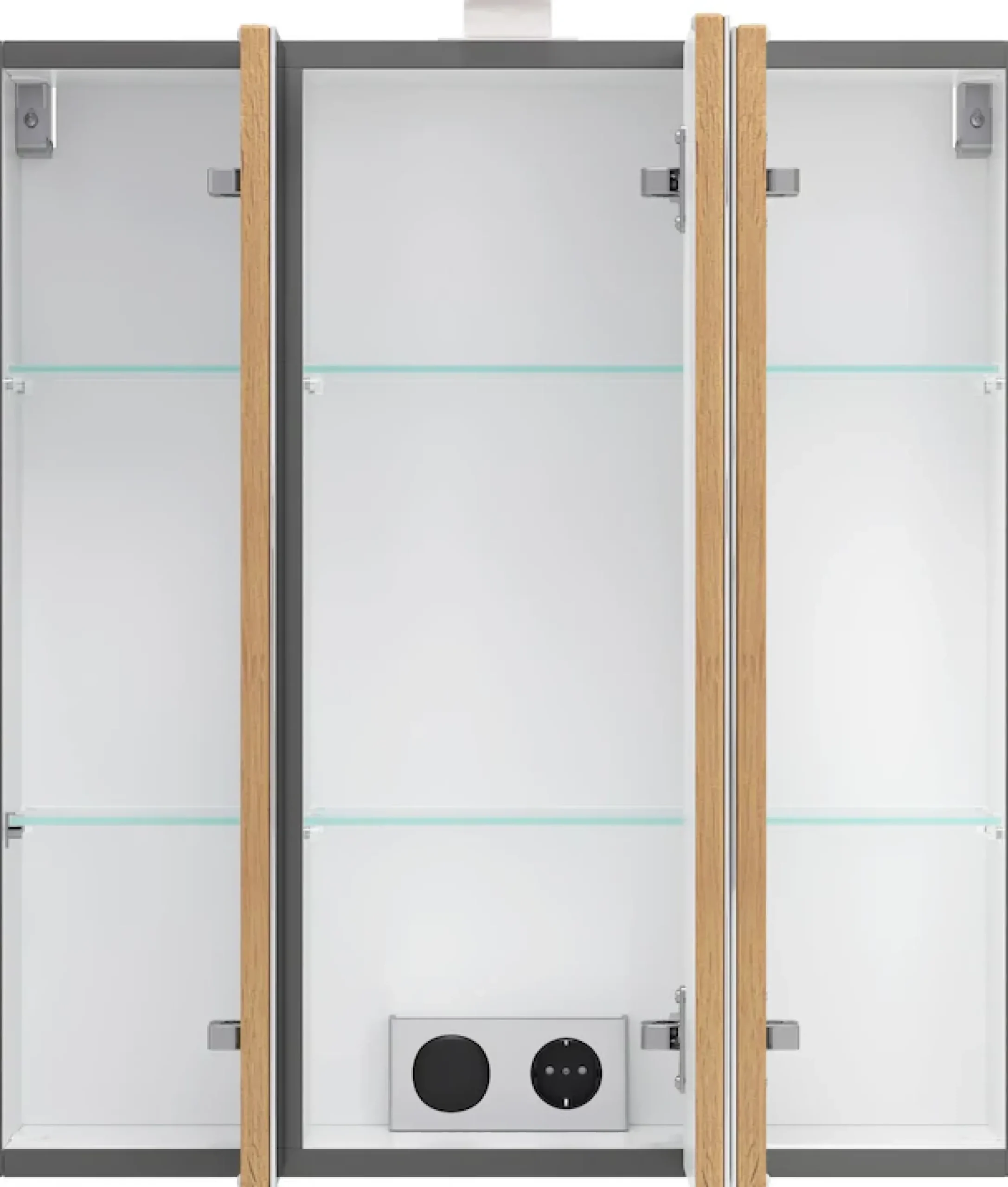 welltime Badmöbel-Set »TRIENT, Set: Spiegelschrank und Waschtisch« 2 Stk. tlg.