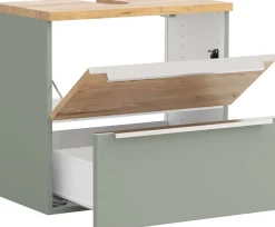 welltime Badmöbel-Set »TRIENT, Set: Spiegelschrank und Unterbeckenschrank« 2 Stk. tlg.