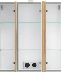 welltime Badmöbel-Set »TRIENT, Set: Spiegelschrank und Unterbeckenschrank« 2 Stk. tlg.