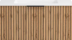 welltime Badmöbel-Set »Welltime, Carlton Waschtisch-Set, 80 oder 120 cm, gestreift« 2 Stk. tlg.
