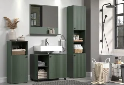 welltime Badspiegel »Amrum« Wandspiegel mit Ablage - (B/T/H) wahlweise 60 bis 80/14/74 cm