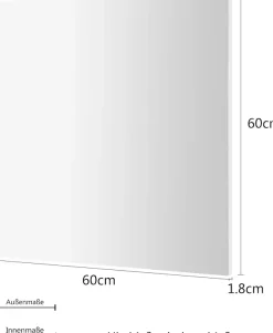 welltime Badspiegel »Florenz« in drei Breiten (60cm,80cm,100cm)