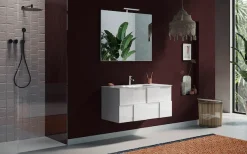 welltime Badspiegel »Neutral« Spiegel mit Beleuchtung LED, Breite 100, Höhe 75 cm