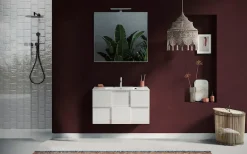welltime Badspiegel »Neutral« Spiegel mit Beleuchtung LED, Breite 80, Höhe 75 cm