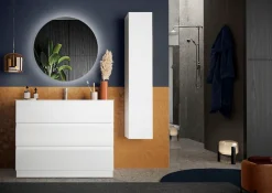 welltime Badspiegel »Orb« rund, Breite/Höhe 75 cm, mit LED Beleuchtung