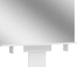 welltime Badspiegel »Pisa, Breite 110 cm, passend zu Schreibtisch Pisa 24251256« 1 Ablageboden, Schminkspiegel, Spiegel, Aufsatzspiegel, Schminktisch
