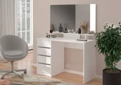 welltime Badspiegel »Pisa, Breite 110 cm, passend zu Schreibtisch Pisa 24251256« 1 Ablageboden, Schminkspiegel, Spiegel, Aufsatzspiegel, Schminktisch