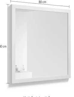 welltime Badspiegel »Rustic« Breite 80 cm, FSC®-zertifiziert