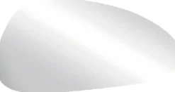 welltime Badspiegel »Stone« asymmetrisch, Breite 101 cm, Höhe 67 cm, mit LED Beleuchtung