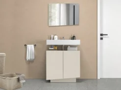 welltime Badspiegel »Vela, Spiegel in zwei Breiten 55 und 75 cm« Breite 55 cm-Passend zur Serie Vela