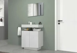 welltime Badspiegel »Vela, Spiegel in zwei Breiten 55 und 75 cm« Breite 55 cm-Passend zur Serie Vela