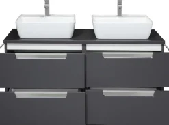 welltime Doppelwaschtisch »Malibu« mit Soft-Close, Breite 120 cm