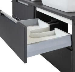 welltime Doppelwaschtisch »Malibu« mit Soft-Close, Breite 120 cm