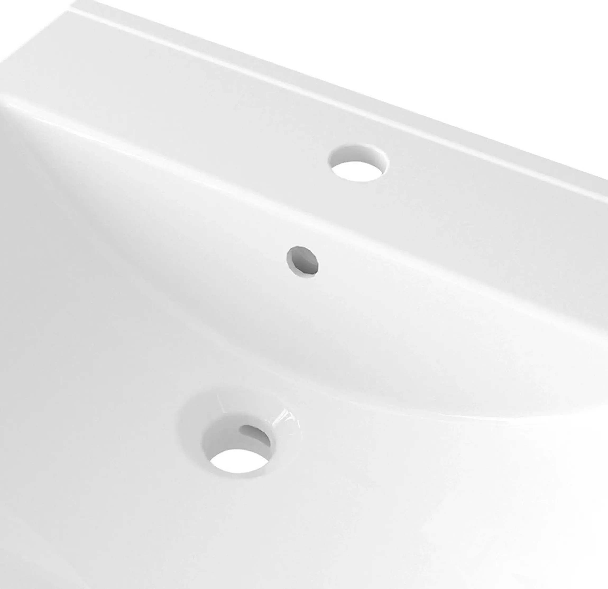 welltime Einbauwaschbecken »Trento Deluxe« Mit Nano Glasur in 51,61,81,101 und 121cm erhältlich.