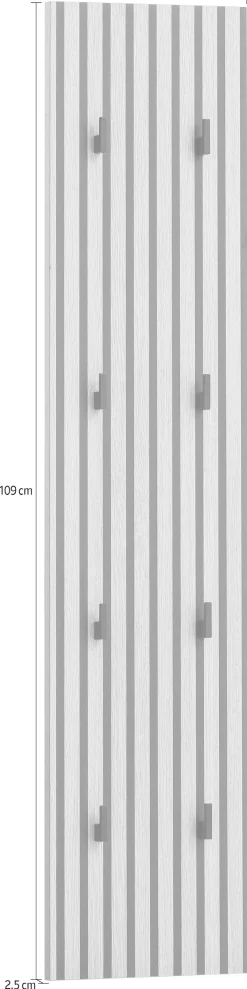 welltime Garderobenpaneel »Lovund, Garderobenpaneel, Made in Germany, B: 24 cm« Solide Verarbeitung - Dieses Produkt ist in Deutschland gefertigt