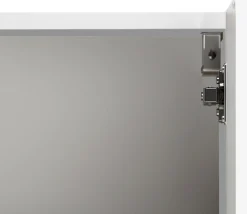 welltime Hängeschrank »CABO, gedämpfte Scharniere« Kaschmir, griffloses Design, reversibel