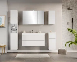 welltime Hängeschrank »CABO, gedämpfte Scharniere« Kaschmir, griffloses Design, reversibel