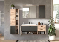 welltime Hängeschrank »Dolo, Breite 37 cm, 1 Tür (Türanschlag wechselbar), 1 Einlegeböden« 1 Stk. tlg. Badmöbel, Badschrank, Schrank, Wandschrank, Bad, Badezimmer