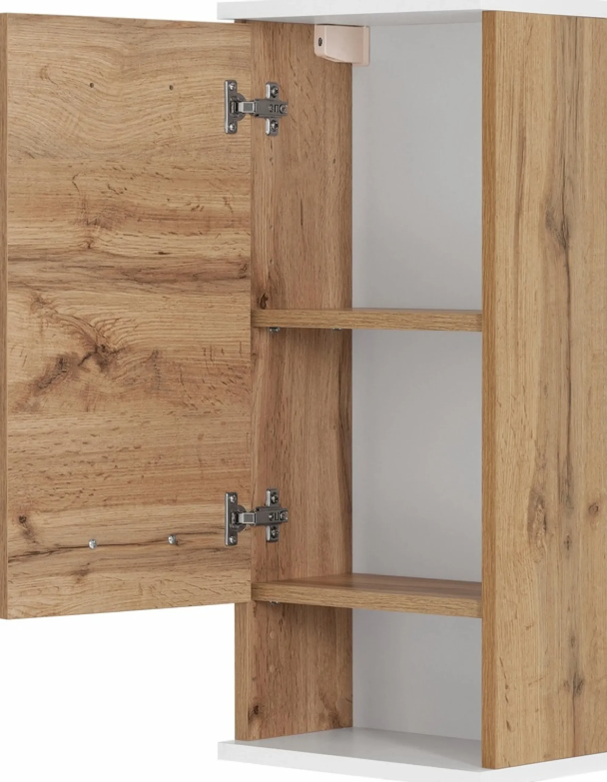 welltime Hängeschrank »Emmi Breite 30 cm« Wechselbarer Türanschlag, Metallbeschläge