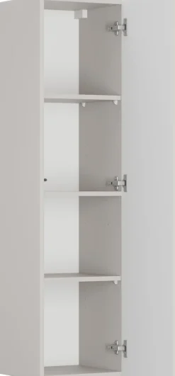 welltime Hängeschrank »FLOW STRIPE rechts/links montierbar, Breite 35 cm, modernes Design« Schrank mit 3 Einlegeböden, Push-to-open-Function