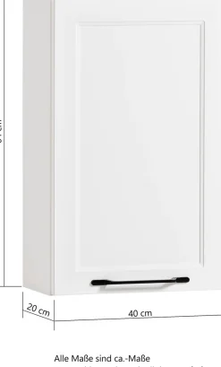 welltime Hängeschrank »Lana« Badmöbel, 40 cm breit