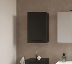 welltime Hängeschrank »SALVADA, Hängeschrank 40 cm, gedämpfte Scharniere« Kaschmir, Front und Korpus aus hochwertigen MDF, Anti-Finger-Print