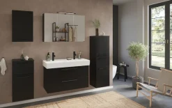 welltime Hängeschrank »SALVADA, Hängeschrank 40 cm, gedämpfte Scharniere« Kaschmir, Front und Korpus aus hochwertigen MDF, Anti-Finger-Print