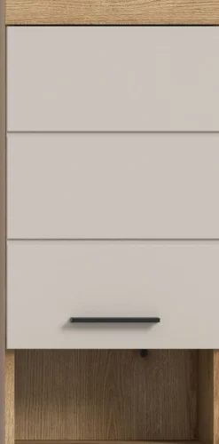 welltime Hängeschrank »SIENA, Breite 37cm, 1 Tür, 1 offenes Fächer, 1 Einlegeboden, MDF-Front« TOPSELLER!, 1 Stk. tlg. in verschiedenen Farben erhältlich, Badmöbel, Badschrank, Schrank, Bad
