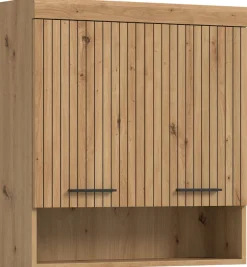 welltime Hängeschrank »SIENA, Breite 74cm, 2 Türen, 1 offenes Fächer, MDF-Front« TOPSELLER!,in verschiedenen Farben erhältlich, Badmöbel, Badschrank, Schrank, Bad