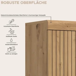 welltime Hängeschrank »SIENA, Breite 74cm, 2 Türen, 1 offenes Fächer, MDF-Front« TOPSELLER!,in verschiedenen Farben erhältlich, Badmöbel, Badschrank, Schrank, Bad