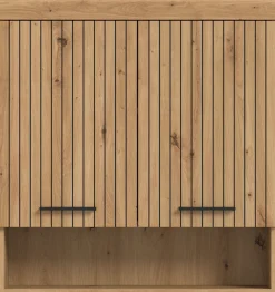 welltime Hängeschrank »SIENA, Breite 74cm, 2 Türen, 1 offenes Fächer, MDF-Front« TOPSELLER!,in verschiedenen Farben erhältlich, Badmöbel, Badschrank, Schrank, Bad