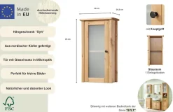 welltime Hängeschrank »Sylt« Breite 40 cm, aus Massivholz Kiefer