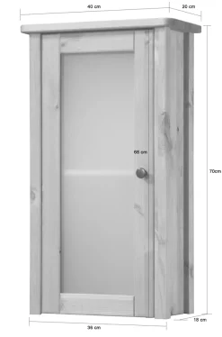 welltime Hängeschrank »Sylt« Breite 40 cm, aus Massivholz Kiefer