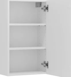 welltime Hängeschrank »TRIENT, Hängeschrank 40 cm, gedämpfte Scharniere« matt weiß, gedämpfte Tür, verstellbare Einlegeböden