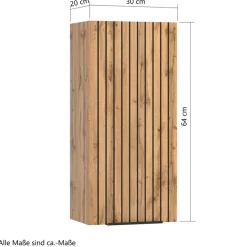welltime Hängeschrank Welltime, Breite 30 cm, reversibel, 1-türig
