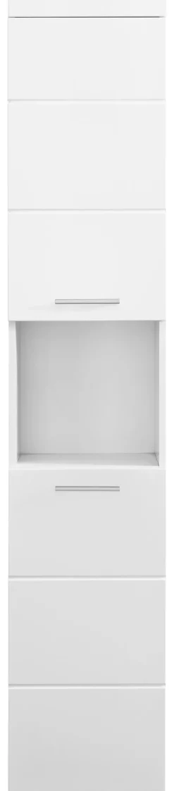 welltime Hochschrank »Avena« Badschrank mit 2 Türen & 1 Fach - (B/T/H) 37/31/190 cm