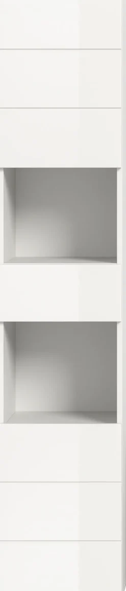 welltime Hochschrank »BIEL, Höhe 190 cm, 2 Türen, 1 Schubkasten« 1 Stk. tlg. Türanschlag wechselbar, modernes Design, Badschrank, Unterschrank, Bad