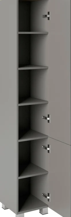 welltime Hochschrank »Cosmo« BxTxH: ca. 30x32,5x171,5 cm, verschiedene Farben, 6 Fächer