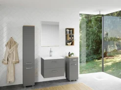 welltime Hochschrank »Cosmo« BxTxH: ca. 30x32,5x171,5 cm, verschiedene Farben, 6 Fächer