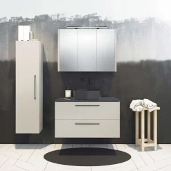 welltime Hochschrank »Joy, Badschrank, Badmöbel, Wandmontage« Höhe 160 cm, mit Soft-Close-Funktion, FSC®