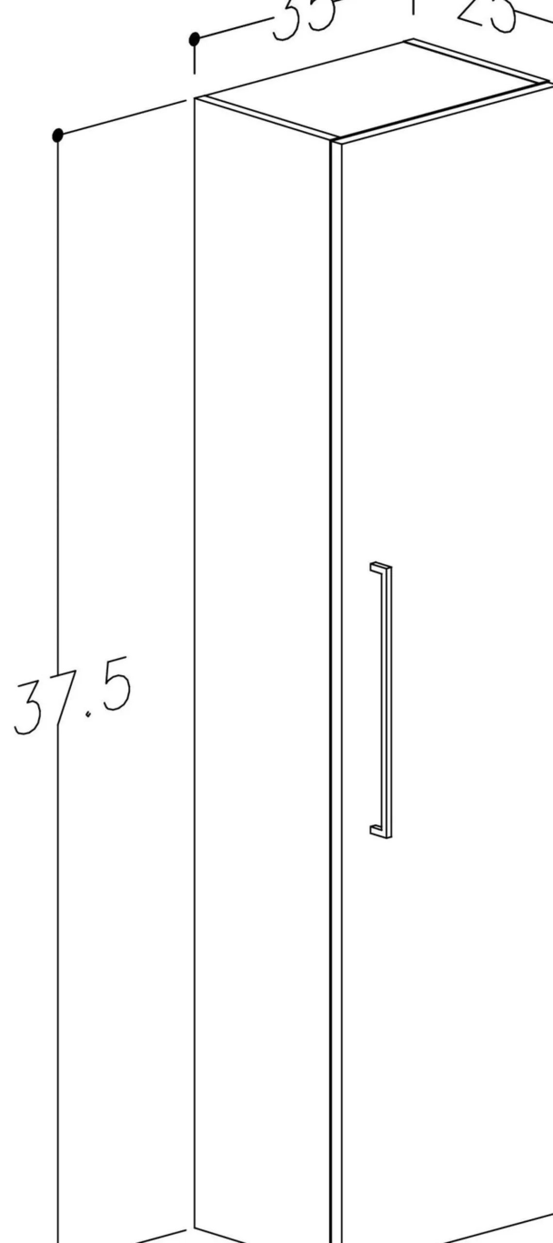 welltime Hochschrank »Joy, Badschrank, Badmöbel, Wandmontage« Höhe 160 cm, mit Soft-Close-Funktion, FSC®