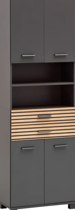 welltime Hochschrank »Katta, Hochschrank, Made in Germany, B: 59 cm« Solide Verarbeitung - Dieses Produkt ist in Deutschland gefertigt